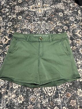 American Eagle Outfitters Olive Green Chino Shorts